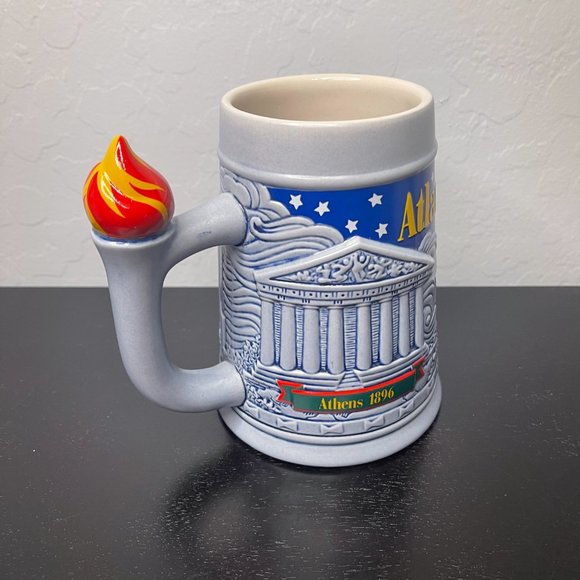 Vintage Budweiser Atlanta 1996 Beer Stein Mug - Picture 6 of 9